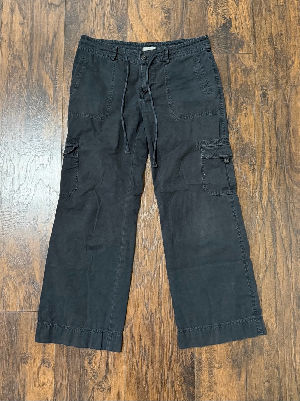 Women’s Joie Black Cargo Drawstring Pants